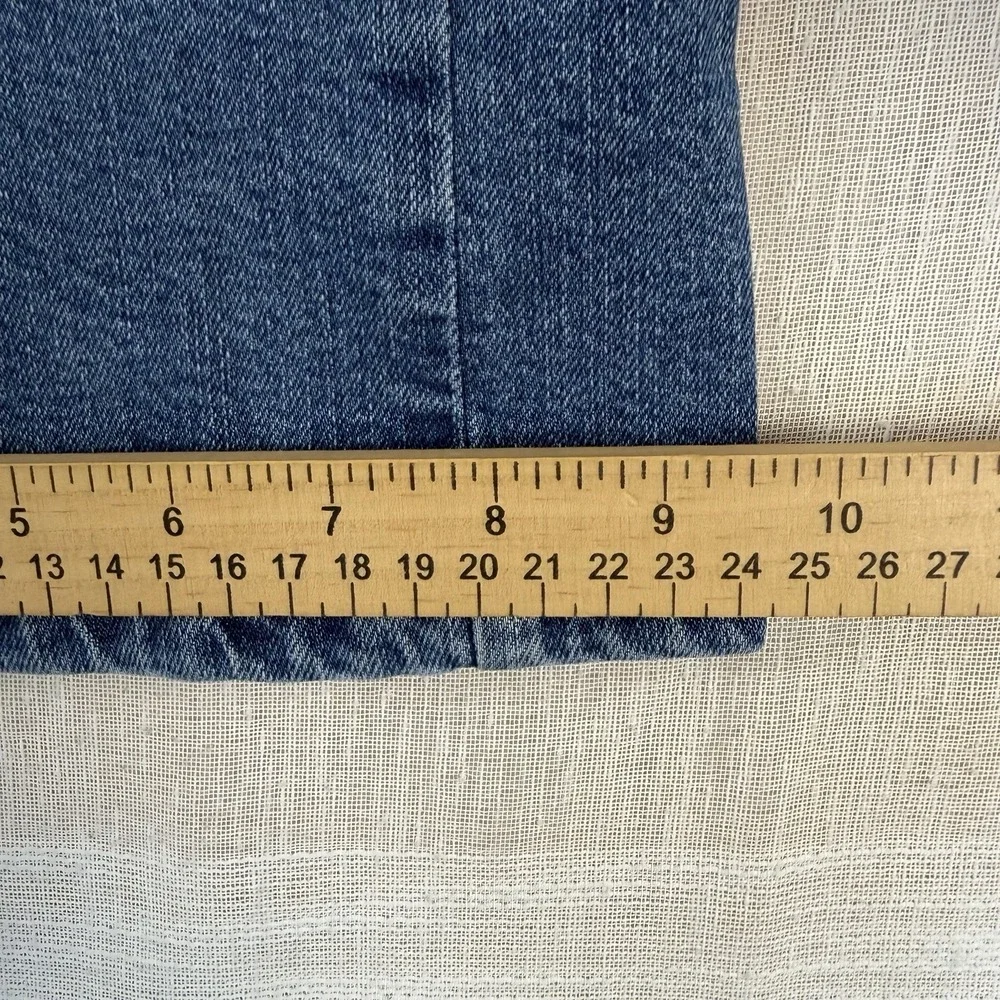 Rock 47 by Wrangler Denim Slim Boot‎ Men's Jeans Sz 38x32 Distressed Whiskers